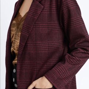 Wine Blazer with Pockets!!!!